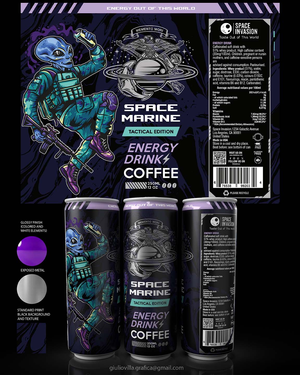 Space Marine Energy Coffee